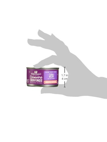 STELLA & CHEWY’S CARNIVORE CRAVINGS MINCED MORSELS CANS – GRAIN FREE, PROTEIN RICH WET CAT FOOD – CAGE-FREE CHICKEN & DUCK RECIPE – (2.8 OUNCE CANS, CASE OF 12)