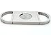 Mrs. Brog® Stainless Steel Cigar Cutter with Back Protector - Round Ends - Guillotine Double Blade for a Precise Perfect Cut