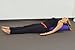YogaAccessories Small Junior Sized Round Cotton Yoga Bolster - Purple