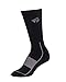 LIFT 23 Atacama Moisture Wicking Performance Socks, Comfort Compression Fit (Medium, Titanium Black)