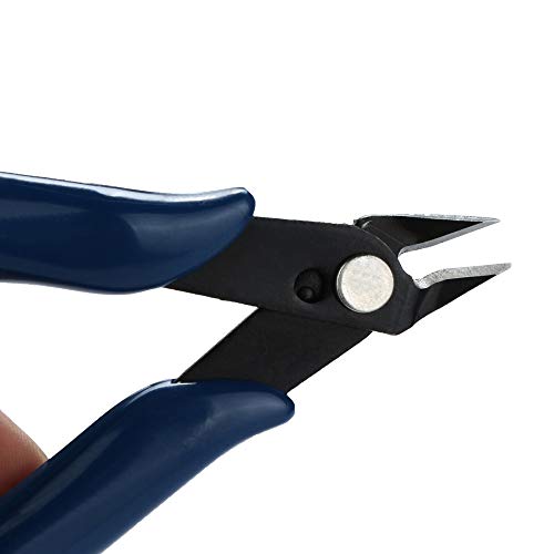 Makeupstore Electrical Wire Cable Cutter, New Durable Cutting Plier Side Snips Flush Pliers and Professional All Purpose Cutter Tool. (Dark Blue)