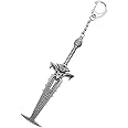 Gaweco Game Doom-Eternal's Crucible Blade Keychain Slayer Sword Key Chain Cosplay Pendant