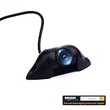 600TVL Auto Backup Camera, Mini Style Airysee AS205B License Plate Backup Camera with Waterproof IP69K, 720P HD Vehicle Parking Rear View Camera Kit for Cars Jeep SUV RV Van MPV Pickup etc.
