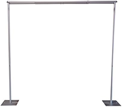OnlineEEI Double Layer Portable Pipe and Drape Kit 8ft x 10ft (No Drapes)