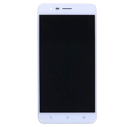 Swark AMOLED Display Compatible with Asus ZenFone 3 Zoom ZE553KL 5.5" Smartphone LCD Touch Screen Digitizer Assembly with Frame (White) + Tools