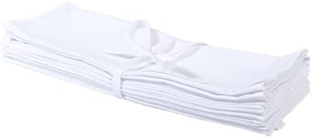 UNPAPER Cloth Napkins, 100% Cotton Towels |12-pack | Large (14 inch x 14 inch) Machine Washable | Kitchen and Dining Room | Replace Wasteful Paper Towels | Reusable Towels | Multi-Use