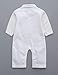 HeMarIsle HMD Baby Boy Long Sleeve Gentleman White Shirt Waistcoat Bowtie Tuxedo Genterman Onesie Dressy Suit Outfit Romper (Whithe, 0-3 M)…