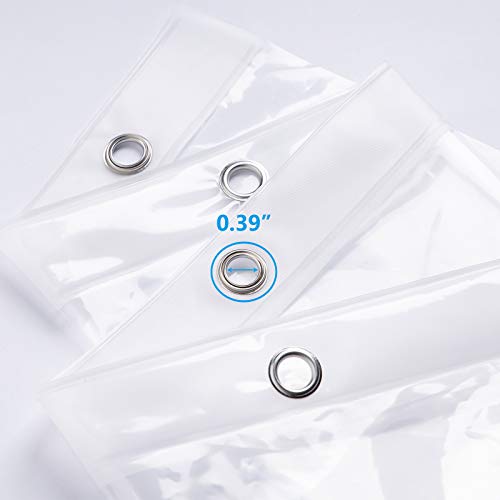AmazerBath Shower Liner, Clear Plastic Extra Long Shower Curtain Liners