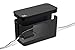 Bluelounge CableBox Mini Cable Management with Small Surge Protector, Black (CBM-BL)