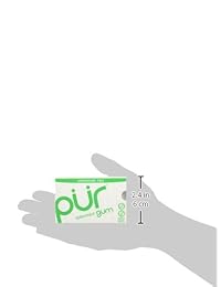 Goma PUR sin aspartamo, en empaques de 9 unidades (12 por paquete)