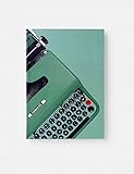 Olivetti Green Midsized Blank Notebook