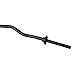 CAP Barbell 47-Inch Standard Threaded Solid Easy Curl Bar, Black