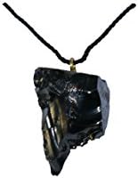 Karelian Heritage Best Elite Shungite Crystal Pendant, Protective Root Chakra Jewelry for Men