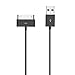 30 Pin Cable, 6ft iPad/iPod Dock 30 Pin Connector to USB Cable Charging Cord Cables for iPhone 4/4s, iPhone 3G/3GS, iPad 1/2/4, iPod (Black)