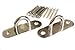 4 Inches length Stainless Yoga Swing Hooks Hammock Chair Hanging Kit Suspension Ceiling Hooks Yoga Sling Inversion Hanger Hammock Swing Hooks Yoga Trapeze Hooks Concrete Ceiling and Wooden Beam Hook