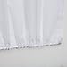 Rose Home Fashion Voile French Door Curtains/Panel 40W by 72L Inches-Voile White