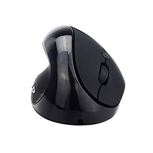 Optical Vertical Mouse 6 Button 800/1200/1600 Adjustable DPI Rechargeable 2.4G High Precision Wireless Ergonomic Left Wireless Mouse for Laptop Notebook Computer PC WL-S8 WishLotus