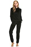 Hotouch Women's Solid Hoodie and Pants Sport Suits Tracksuits