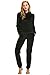 Hotouch Women's Solid Velour Sweatsuit Set Hoodie and Pants Sport Suits Tracksuits