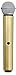 Shure WA713-GLD Colored Handle Only for BLX2/SM58 and BLX2/BETA58A Wireless Transmitters (Gold)