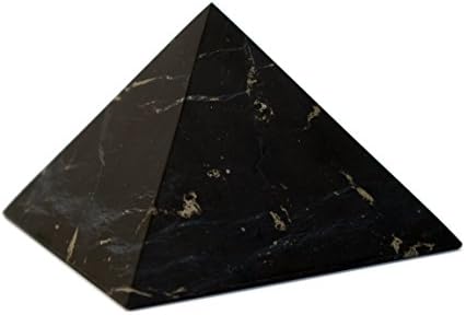 MyHomeLuxShungite Pyramid 5 cm Unpolished, Original From Russia