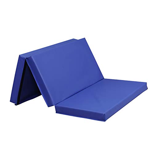 ZENOVA Folding Super Thick 4'x6'x4'' Gymnastics Landing Mat for Martial Arts, Tumbling