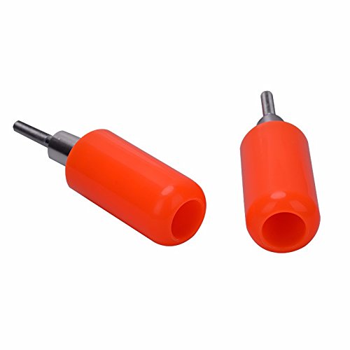 Frenshion A Pair Motorcycle Frame Slider Falling Protector Motorcycle Crash Protector Crash Pads Wear Resistant Universal 10mm Color Orange