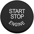 CHEYINGCHIDIY Black Car Start Stop Engine Switch Button Cover Trim Sticker for BMW 5 6 7 Series F10 F11 F12 F13 F01 F02 2009-2013