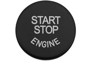 CHEYINGCHIDIY Black Car Start Stop Engine Switch Button Cover Trim Sticker for BMW 5 6 7 Series F10 F11 F12 F13 F01 F02 2009-2013