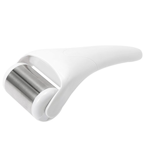Anself ice skin roller face body massage stainless steel wheel pr…