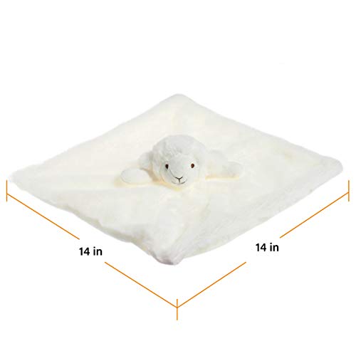Apricot Lamb Luxury Snuggle Plush White Lamb Sheep Infant Stuffed