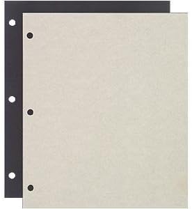 Raika 161-D 3-ring Scrapbook Refill pages - 8.5 x 11 in.
