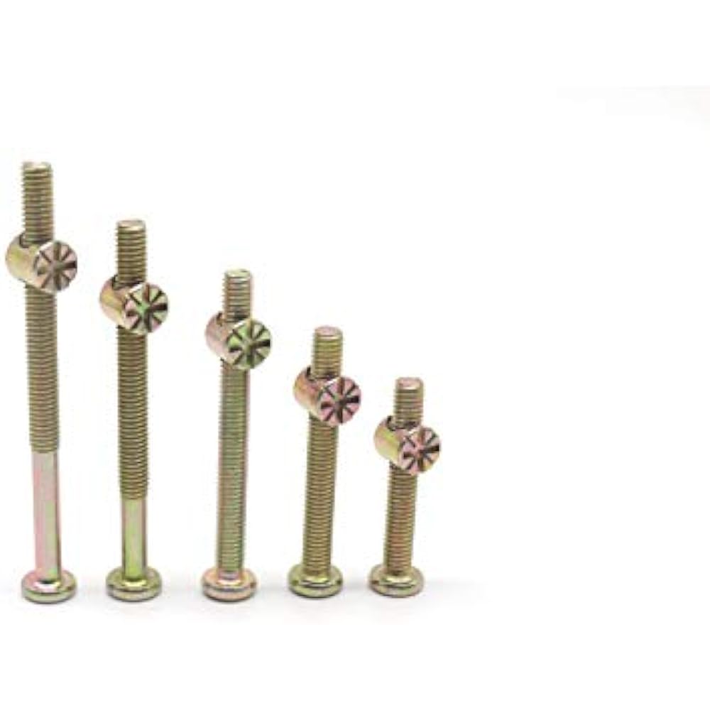 Baby Bed Crib Screws Hardware Replacement Kit, CSeao 25Set M6x40mm