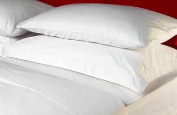 Super King Size Egyptian Cotton Combed Percale Fitted Sheet - White - 200 Thread