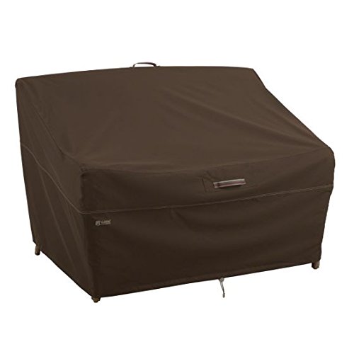 Classic Accessories MADRONA RAINPROOF DEEP SEATED PATIO LOVESEAT COVER, LARGE