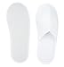 Juvale Disposable Closed Toe Slippers for Guests, Womens US Size 11, Mens Size 13 (White, 24 Pairs)