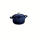 Tramontina Bestow 24-Ounce Small Cocotte Pot, Enameled Cast-Iron Dutch Oven with Lid for Cooking & Serving - Gradated Cobalt, Oven & Stovetop Safe