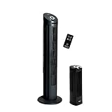 Seville Classics UltraSlimline Tower Fan Combo Pack, Black