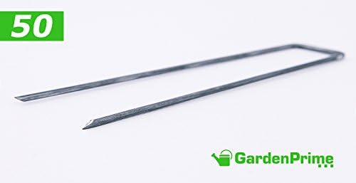 GardenPrime 50 Grapas Metálicas Alambre de Acero 150mm para ...