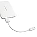 HomeSpot Short Android Phone Charger 6-Inch [4 Pack] Tangle-Free USB Cable forAndroid Charging Cable for Galaxy S7/S6, Sony, Motorola - White