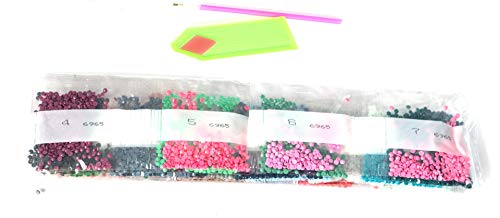 Yisinga 5d Diamond Painting kit for Adults Partial Drill Paint with Diamonds, DIY Diamond Painting Wall Decoration for Kids, Diamond Cross Stitch Art Craft Painting Canvas Kits for Home Decor Dog