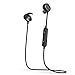 QCY Bluetooth Earbuds Headphones QY19, Best Wireless Sports Earphones w/ Mic IPX4 Waterproof HD Stereo Sweatproof Earbuds for Gym Running Workout 8 Hour Battery Noise Cancelling design Headsets (Dark)