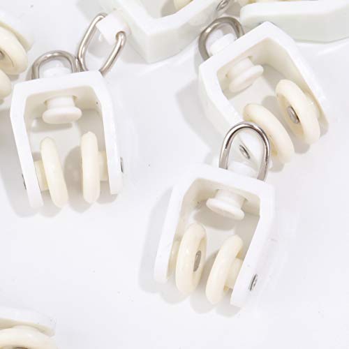 Z-Color Bendable Straight Curved Curtain Track Alloy Plastic Windows and Balcony Curtain Track Soft Curved Track Curved Track Rail Slide Rail Accessories (Carriers/Pulleys) - Thumbnail 3