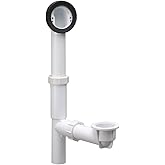 Design House PVC Rough-In Bath Drain Kit with Overflow and Adjustable Height and Depth – Design House, 522458