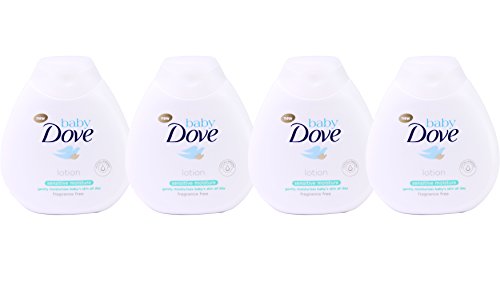 Dove Baby Lotion Sensitive Moisture, Fragrance Free, 6.75 Ounce (Pack of 4)