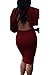 VOGRACE Women's High Neck Cloak Cape Top Bodycon Skirt 2 Pieces Outfit Dress