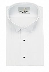 Neil Allyn Tuxedo Shirt - Wing Collar 1/8" Pleat