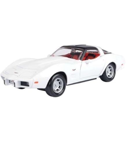 Amazon.com: Motormax Toy 1979 Chevy Corvette C3 White with