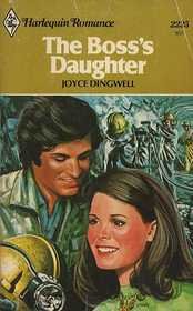 THE BOSS'S DAUGHTER - HARLEQUIN ROMANCE #2225 0373022255 Book Cover