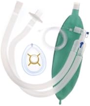 Medline DYNJAA10160 Expandable Anesthesia Circuits with Mask, Adult, 90", Size 5R (Pack o